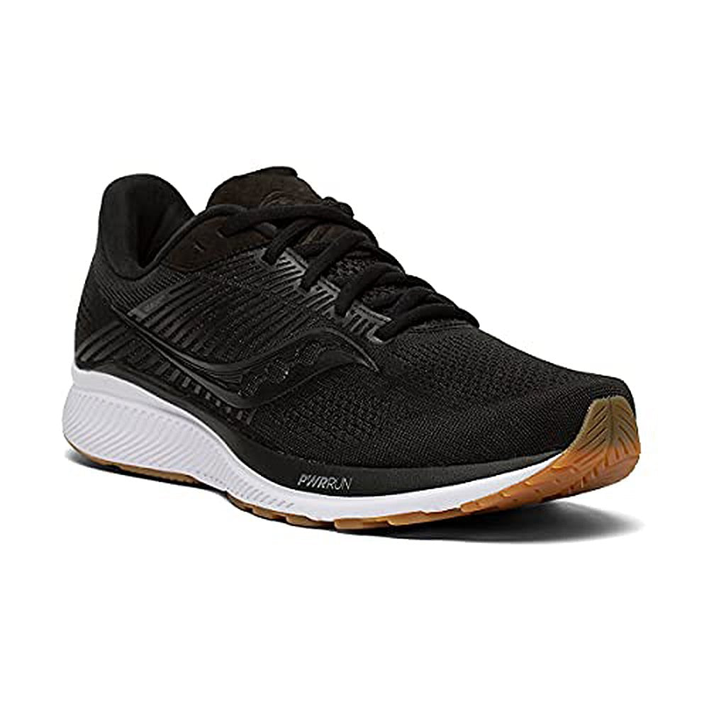 Saucony Guide 14 Running Shoe - Men's Black/Gum Shoe Deals Outlet