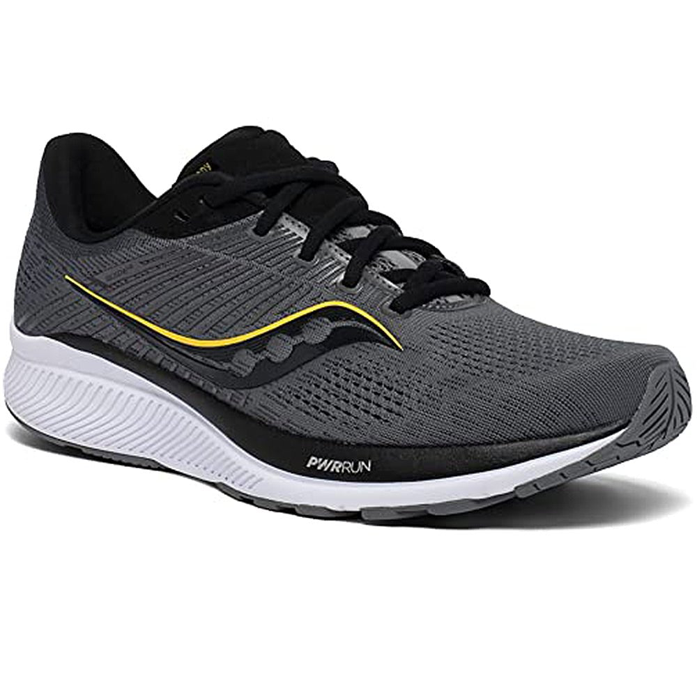 Saucony Guide 14 Running Shoe - Men's Charcoal/Gold Shoe Deals Outlet