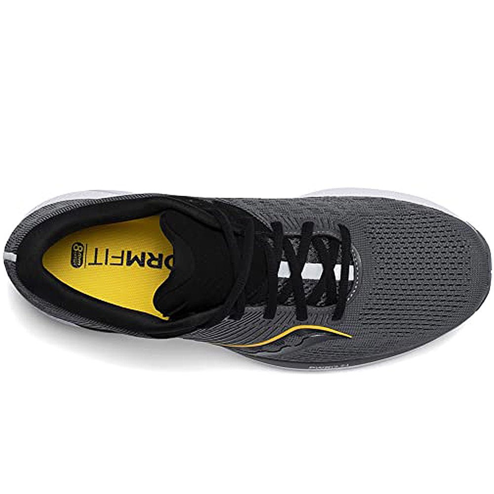 Saucony Guide 14 Running Shoe - Men's Charcoal/Gold Shoe Deals Outlet