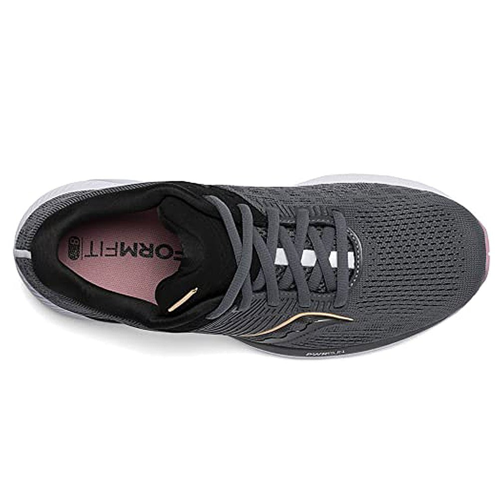 Saucony Guide 14 Running Shoe - Women's Charcoal/Rose Shoe Deals Outlet