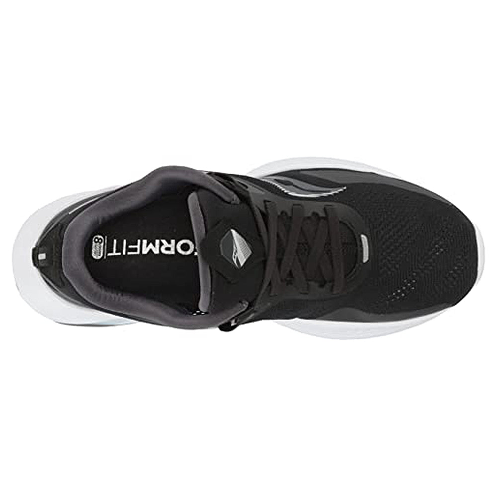 Saucony Guide 15 Running Shoe - Women's Black/White Shoe Deals Outlet