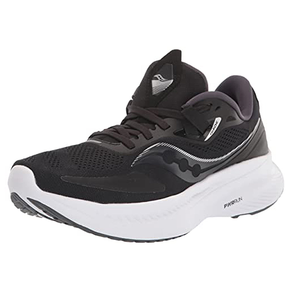 Saucony Guide 15 Running Shoe - Women's Black/White Shoe Deals Outlet
