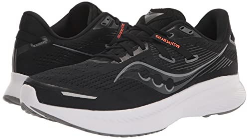 Saucony Guide 16 - Men's Black/White Shoe Deals Outlet