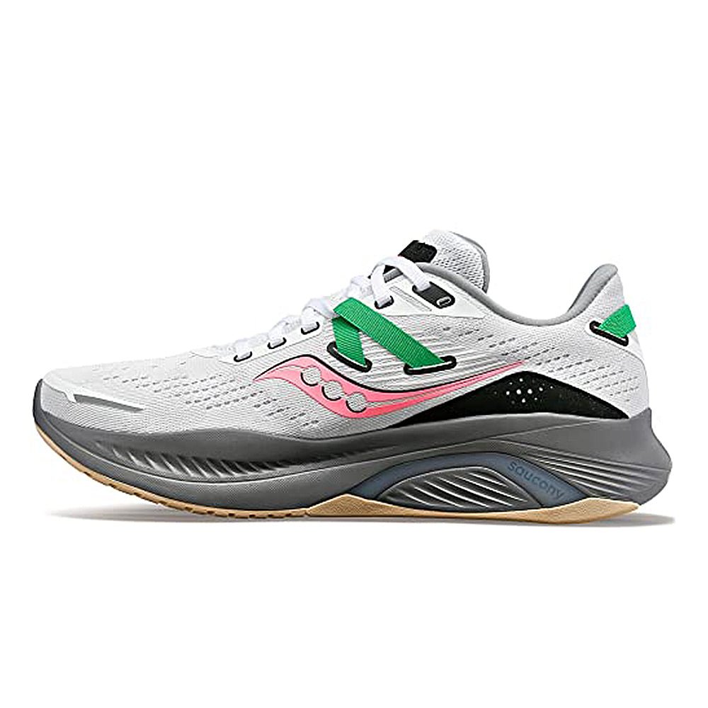 Saucony Guide 16 Running Shoe - Women's White/Gravel Shoe Deals Outlet
