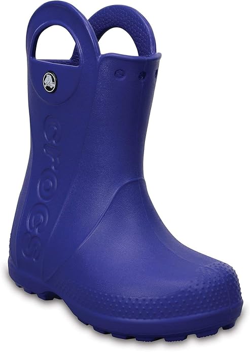 Crocs Handle It Rain Boot - Kids Cerulean Blue Shoe Deals Outlet
