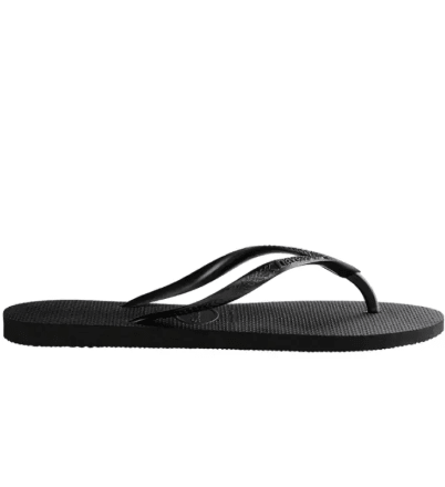 Havaianas Slim Sandals Black 11/12 M 7893249595573 Shoe Deals Outlet