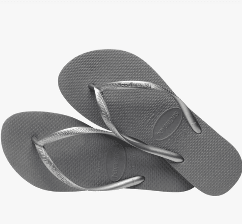 Havaianas Slim Sandals Black 11/12 M 7893249595573 Shoe Deals Outlet