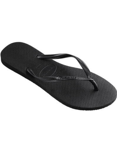 Havaianas Slim Sandals Black 11/12 M 7893249595573 Shoe Deals Outlet