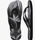 Havaianas Slim Sandals White / Black Men's 9/10 / Women's 11/12 M 7893249248776 Shoe Deals Outlet