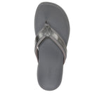 VIONIC High Tide Sandal - Women's Pewter Metal Patent Shoe Deals Outlet