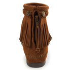 Minnetonka High Top Back Zip Boot - Women's Brown Shoe Deals Outlet