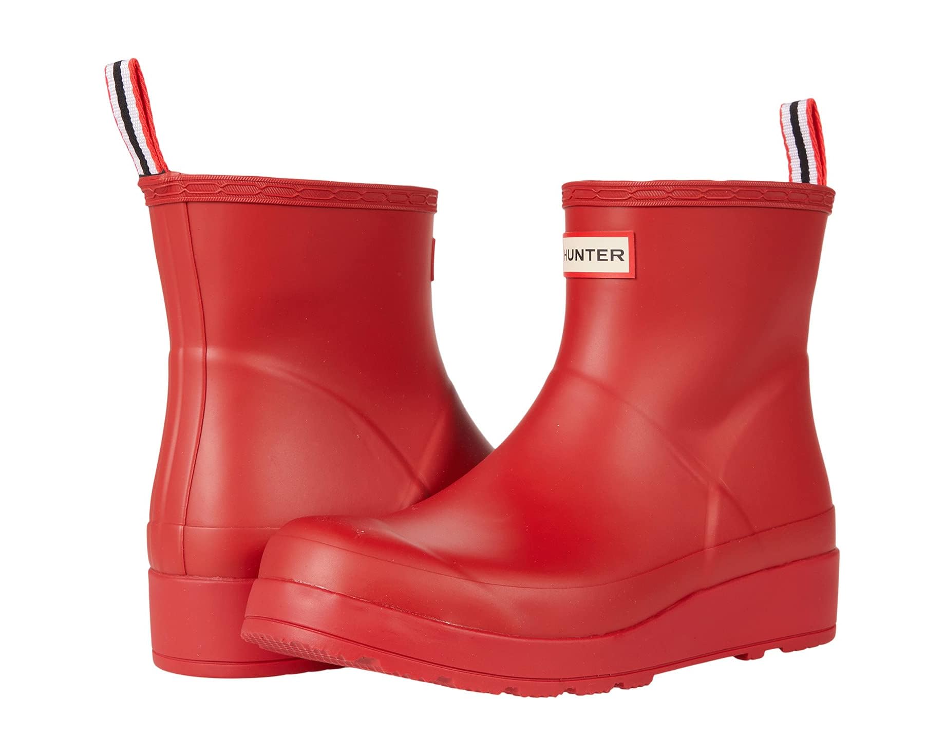 Hunter Original Play Boot Short Red 7 M 5054916381376 Shoe Deals Outlet