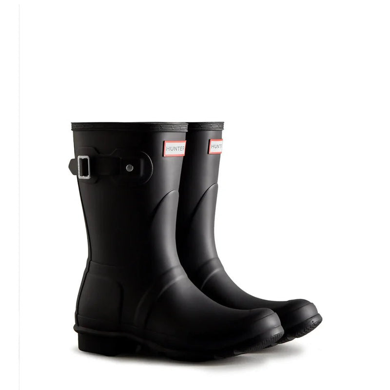 Hunter Original Short Rain Boots Black 8 M 5013441352695 Shoe Deals Outlet