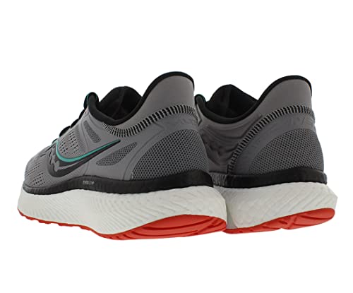 Saucony Hurricane 23 Running Shoe - Men's Alloy/Scarlet Shoe Deals Outlet