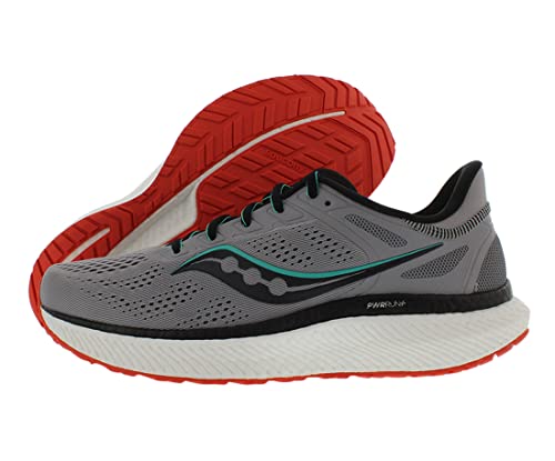 Saucony Hurricane 23 Running Shoe - Men's Alloy/Scarlet Shoe Deals Outlet