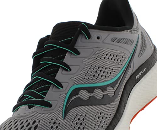 Saucony Hurricane 23 Running Shoe - Men's Alloy/Scarlet Shoe Deals Outlet