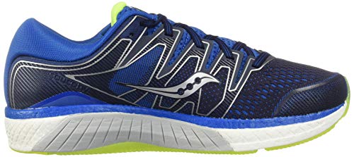 Saucony Hurricane ISO 5 - Men's Navy/Citron Shoe Deals Outlet