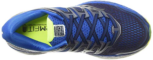 Saucony Hurricane ISO 5 - Men's Navy/Citron Shoe Deals Outlet