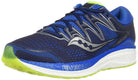 Saucony Hurricane ISO 5 - Men's Navy/Citron Shoe Deals Outlet