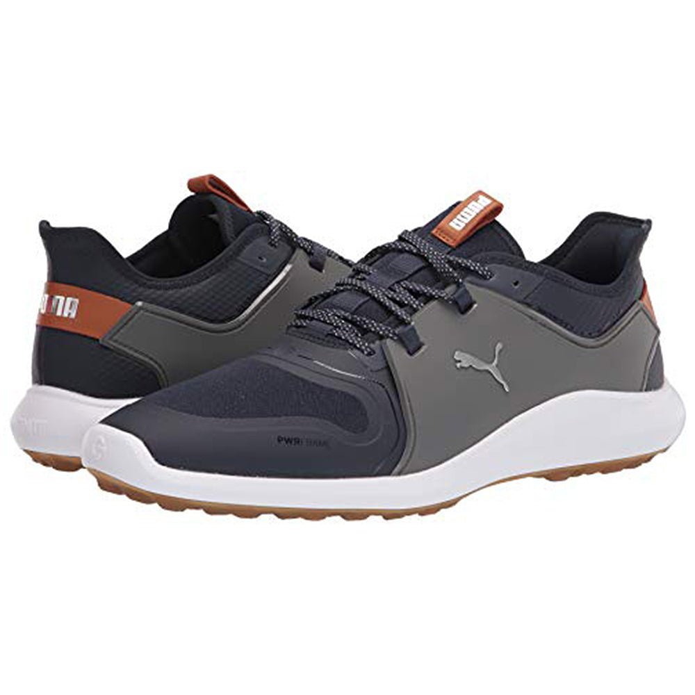 PUMA Ignite Fasten8 Golf - Men's Navy Blazer - puma Silver - quiet Shade Shoe Deals Outlet