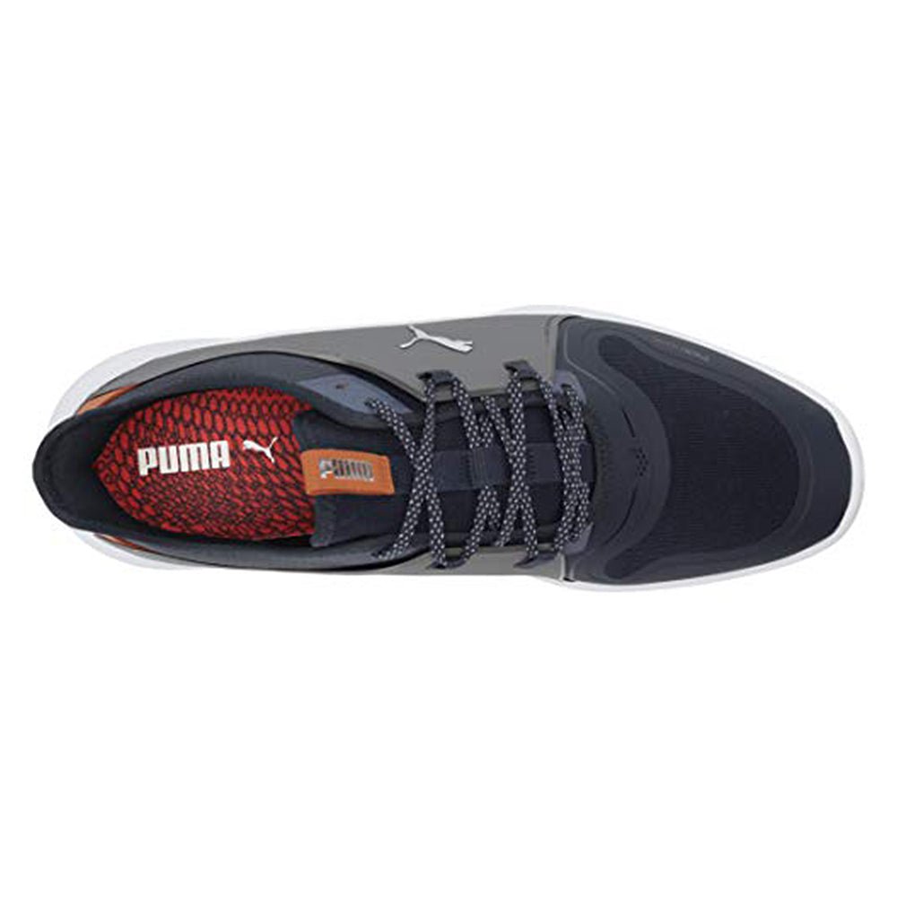 PUMA Ignite Fasten8 Golf - Men's Navy Blazer - puma Silver - quiet Shade Shoe Deals Outlet
