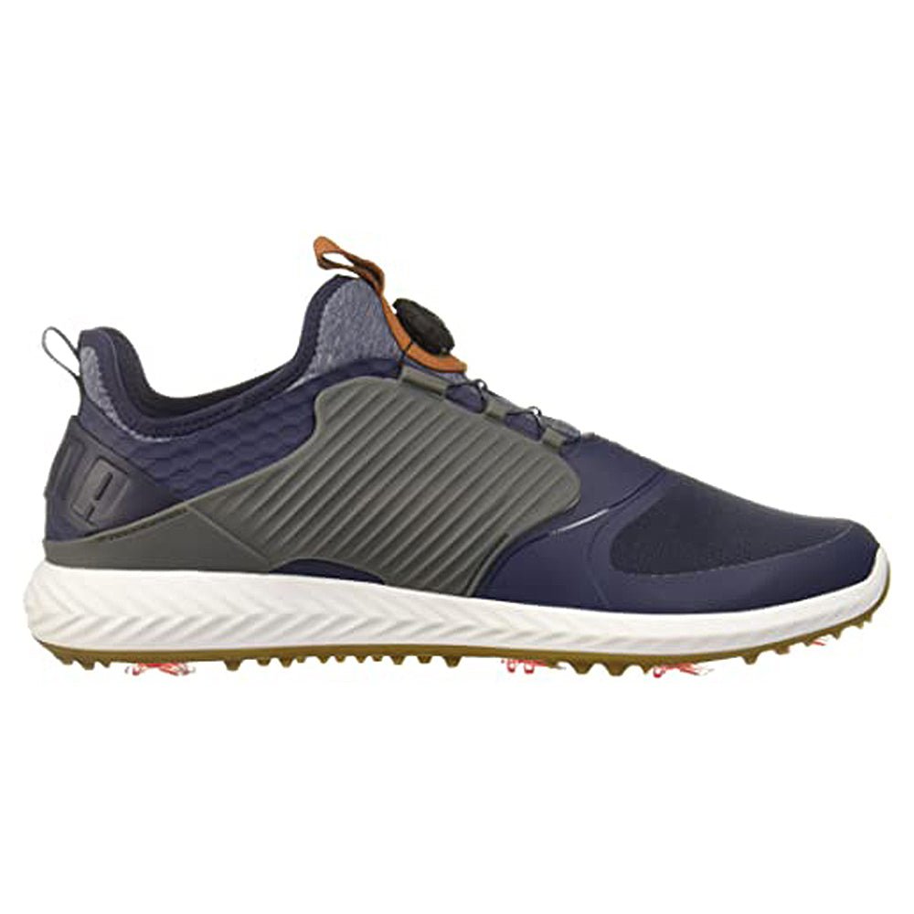 PUMA Golf Ignite Pwradapt Caged Golf - Men's Peacoat - puma Silver - quiet Shade Shoe Deals Outlet