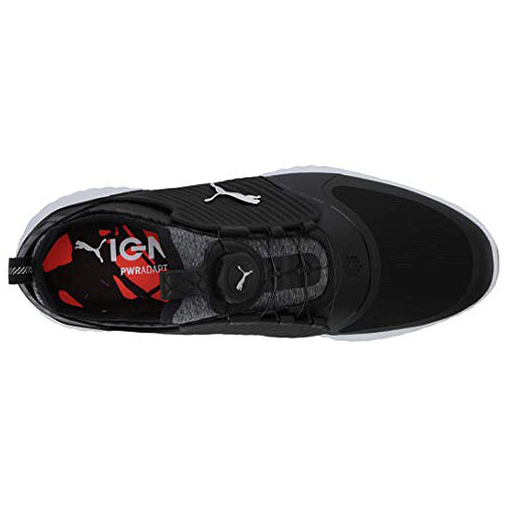 PUMA Ignite Pwradapt Caged Golf - Men's Puma Black - puma Silver - puma Black Shoe Deals Outlet