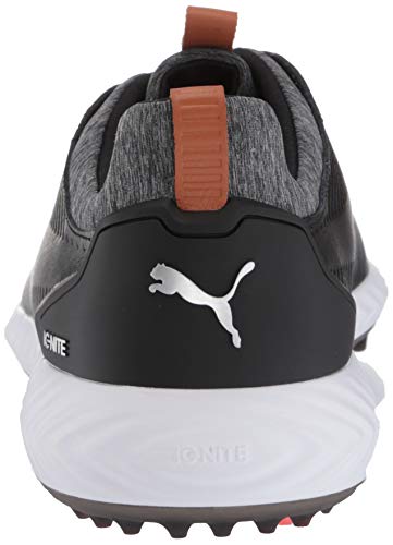 PUMA Ignite PWRADAPT Leather 2.0 Golf Shoes - Men's Black Shoe Deals Outlet