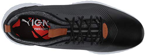 PUMA Ignite PWRADAPT Leather 2.0 Golf Shoes - Men's Black Shoe Deals Outlet
