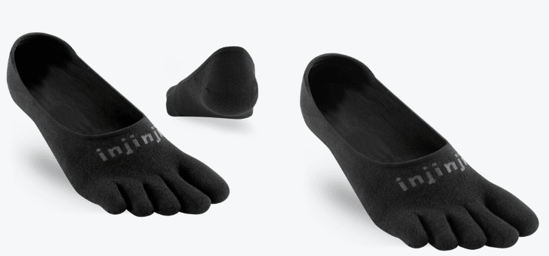 Injinji Sport Lightweight Hidden Black Medium 760172011869 Shoe Deals Outlet