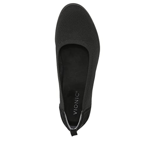 VIONIC Jacey Wedge Pump - Women's Black Knit Shoe Deals Outlet