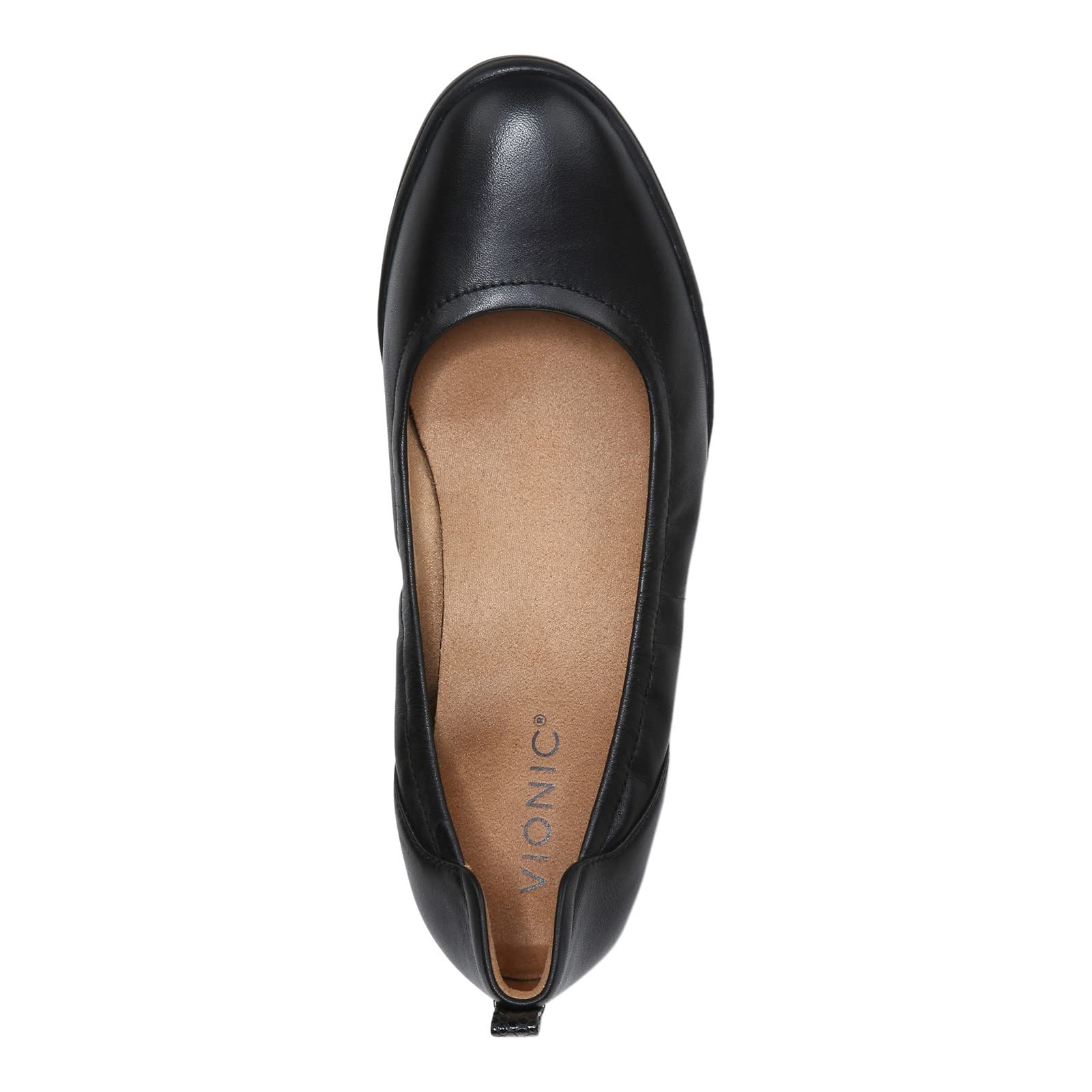 VIONIC Jacey Wedge Pump - Women's Black/Black Leather Shoe Deals Outlet