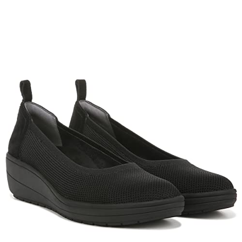 VIONIC Jacey Wedge Pump - Women's Black Knit Shoe Deals Outlet