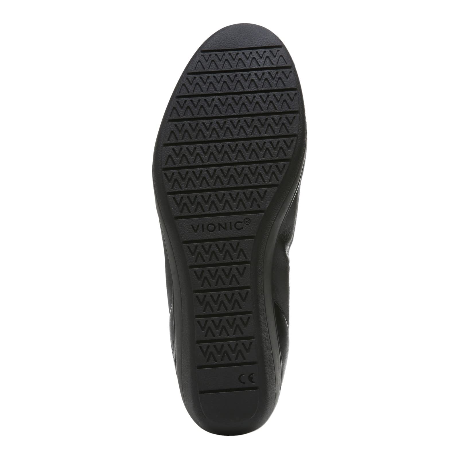 VIONIC Jacey Wedge Pump - Women's Black/Black Leather Shoe Deals Outlet