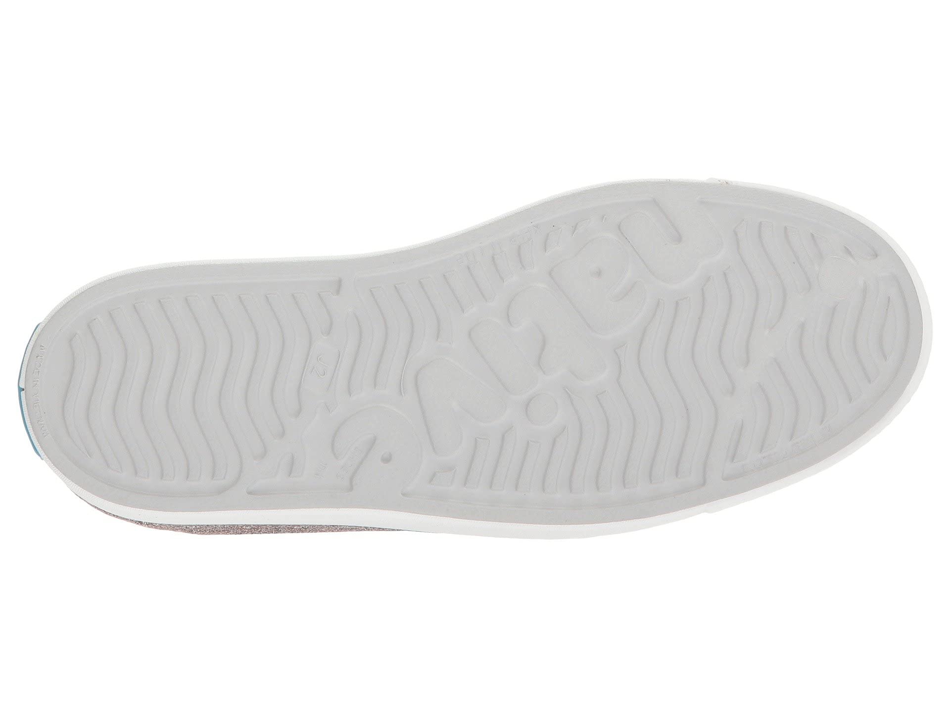 Native Shoes Kids Jefferson Bling - Kids Metal Bling/Shell White Shoe Deals Outlet
