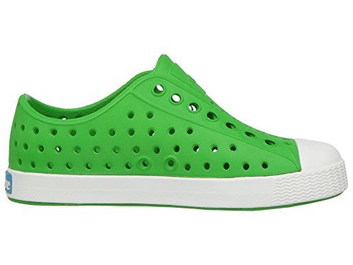 Native Shoes Kids Jefferson - Kids Grasshopper Green/Shell White Shoe Deals Outlet