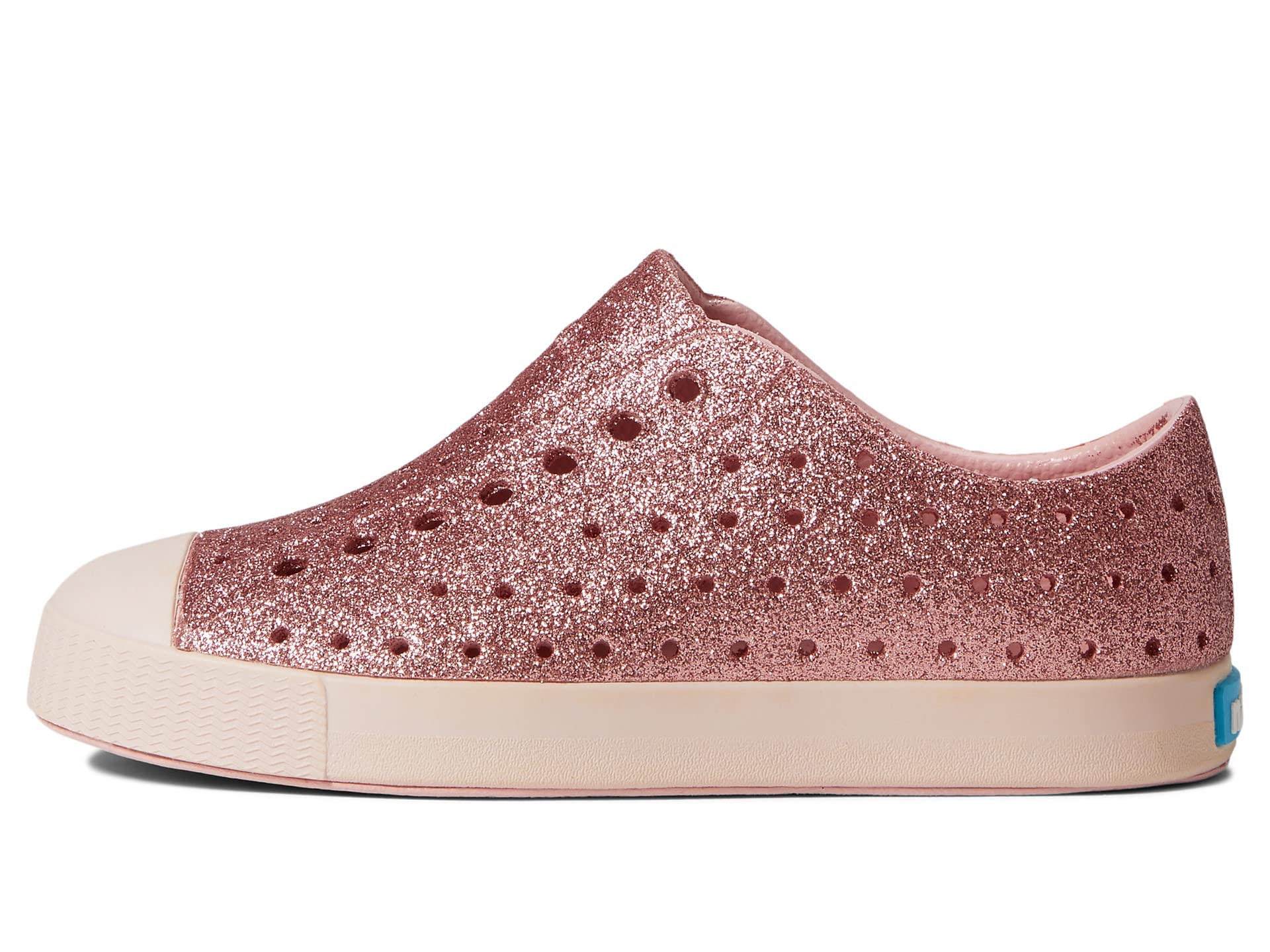 Native Shoes Kids Jefferson - Kids Rose Pink Bling/Dust Pink Shoe Deals Outlet