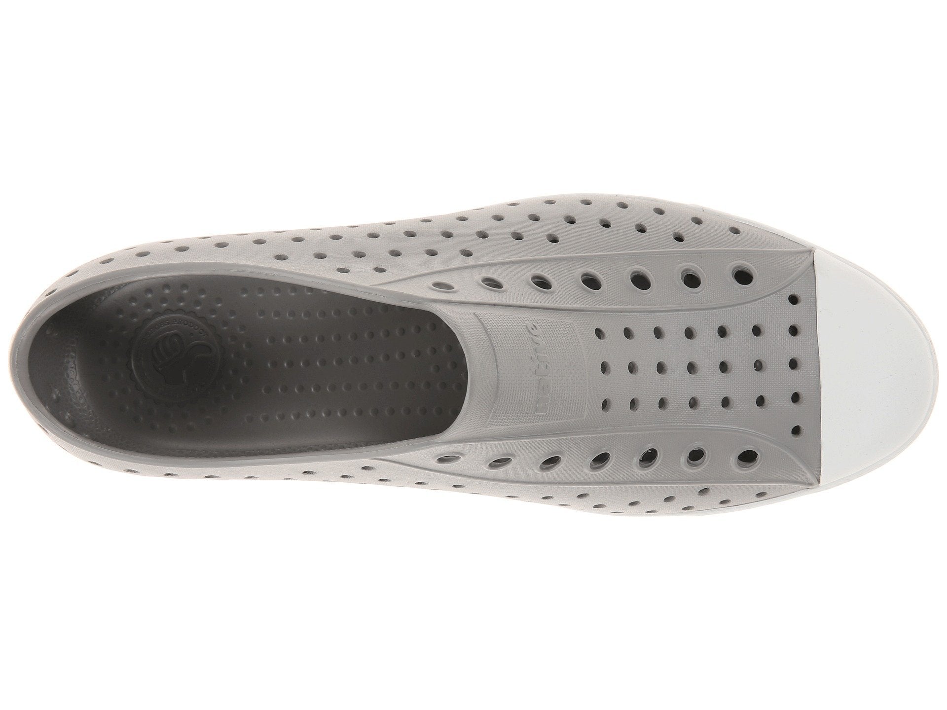 Native Shoes Kids Jefferson - Unisex Pigeon Grey/Shell White Shoe Deals Outlet