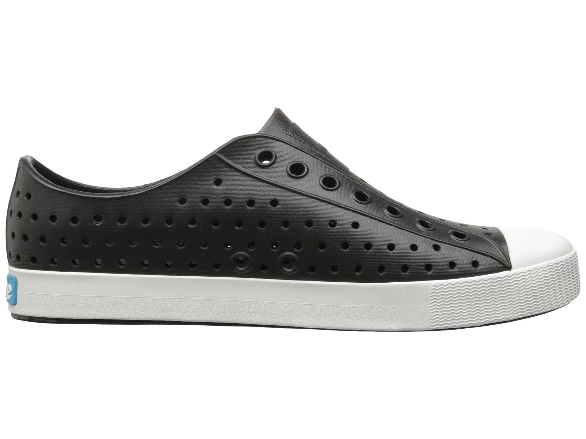Native Shoes Kids Jefferson - Unisex Jiffy Black/Shell White Shoe Deals Outlet