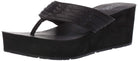 Flojos Jess Flip - Flops - Women's Black Shoe Deals Outlet