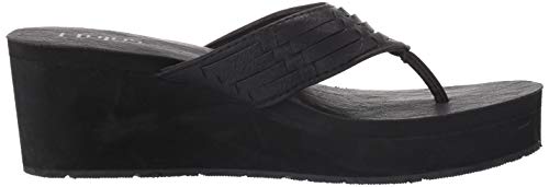 Flojos Jess Flip - Flops - Women's Black Shoe Deals Outlet