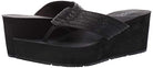 Flojos Jess Flip - Flops - Women's Black Shoe Deals Outlet