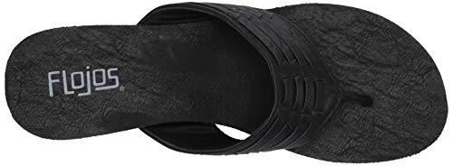 Flojos Jess Flip - Flops - Women's Black Shoe Deals Outlet