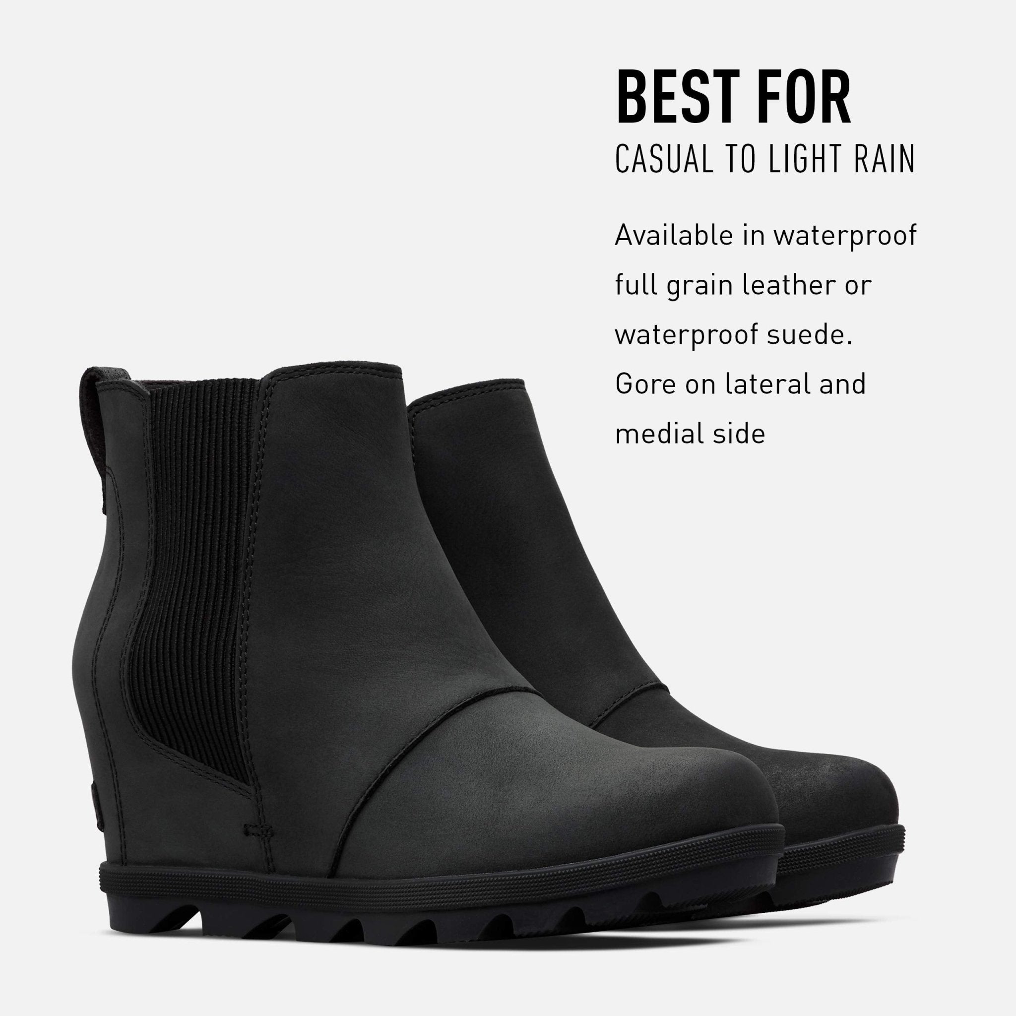 SOREL Joan Of Arctic Wedge - Women's Black Shoe Deals Outlet