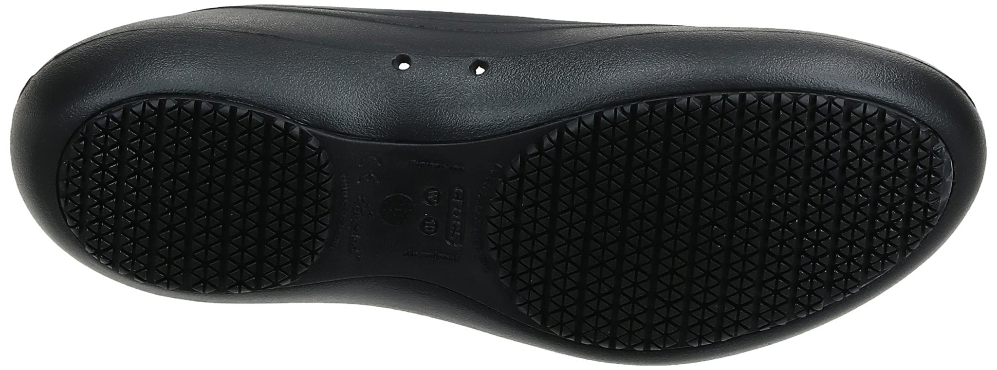 Crocs Kadee ll Work Flat - Women's Black/Black Shoe Deals Outlet