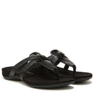 VIONIC Karley Sandal - Women's Black Wavy Shoe Deals Outlet