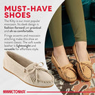 Minnetonka Kilty Hardsole - Women's Stone Shoe Deals Outlet