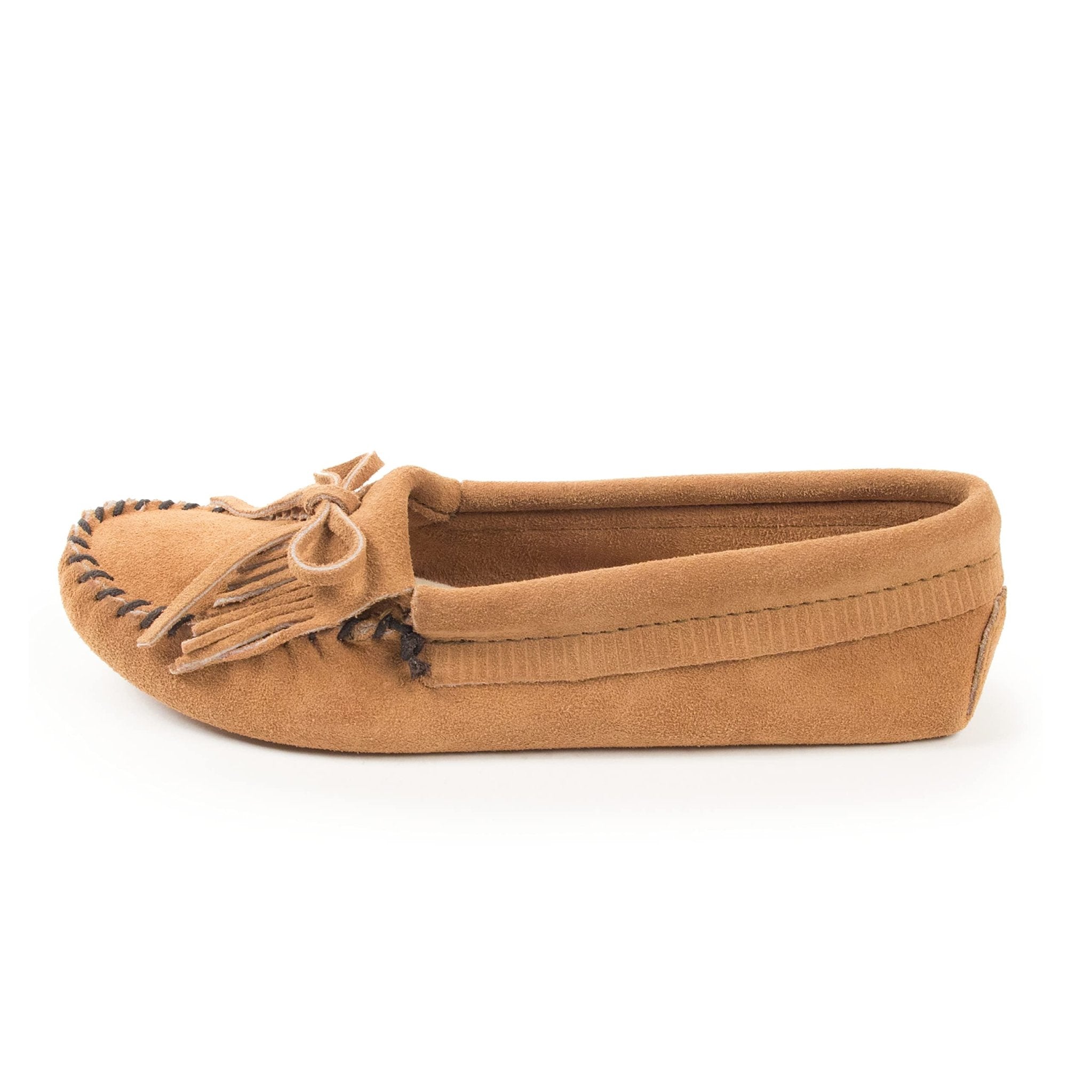 Minnetonka Kilty Softsole - Women's Taupe Shoe Deals Outlet