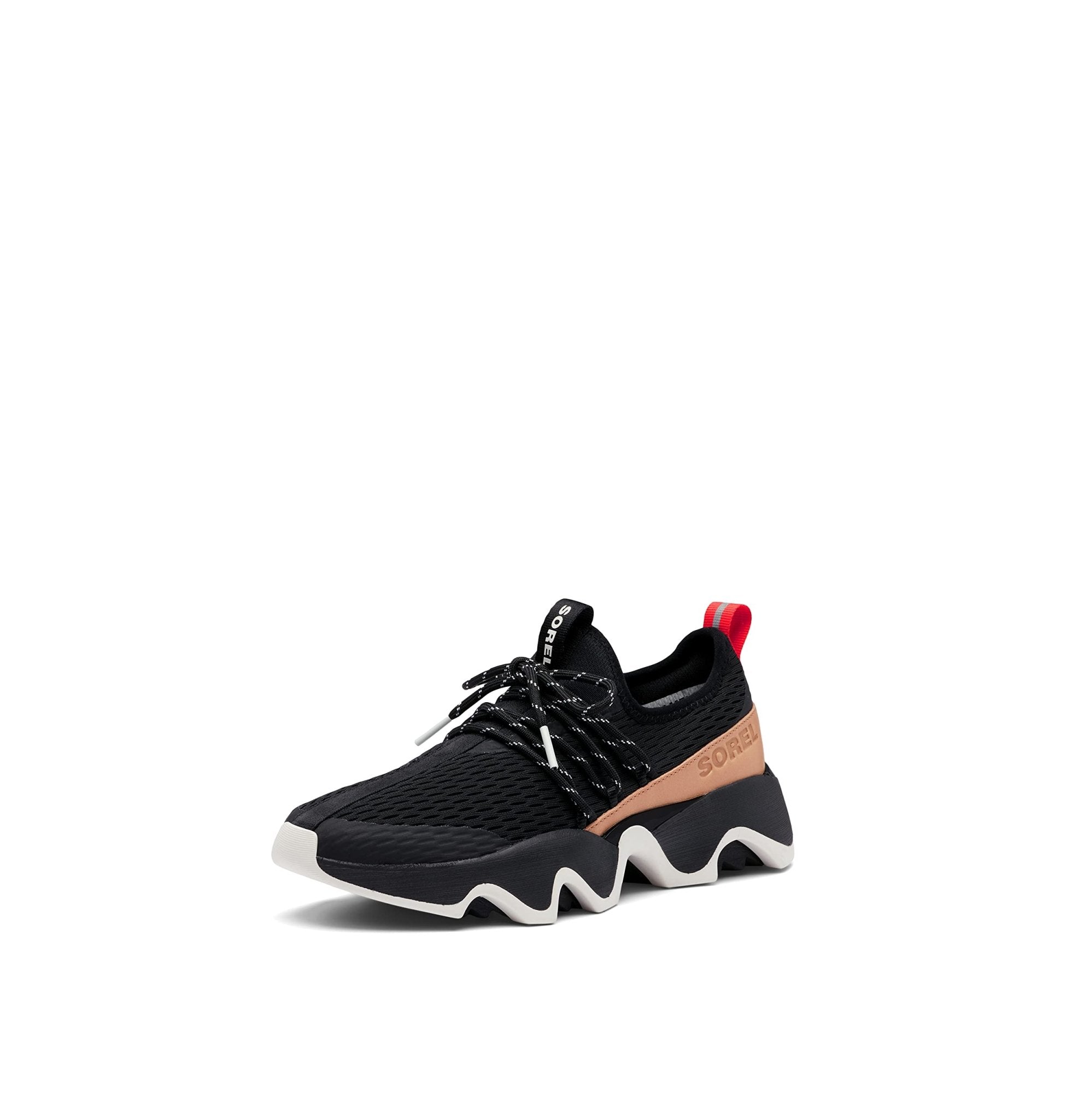 SOREL Kinetic Impact ll Lace - Women's Black, Sea Salt Shoe Deals Outlet