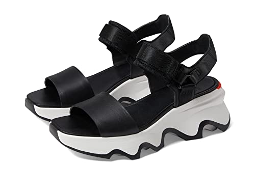 SOREL Kinetic Impact Y - Strap - Women's Black, Sea Salt Shoe Deals Outlet